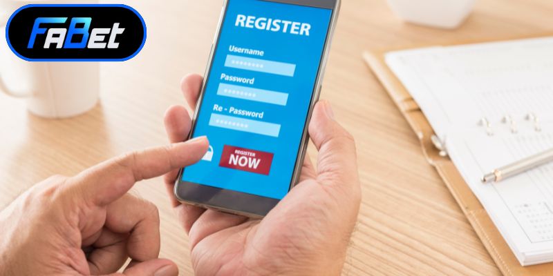 Thực hiện các bước đăng ký theo hướng dẫn Fabet