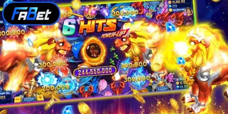 Trải nghiệm không gian giải trí bắn cá Fabet sôi động